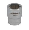 SIGNET Bolt Remover 12175 3/8DR Socket, 17mm,