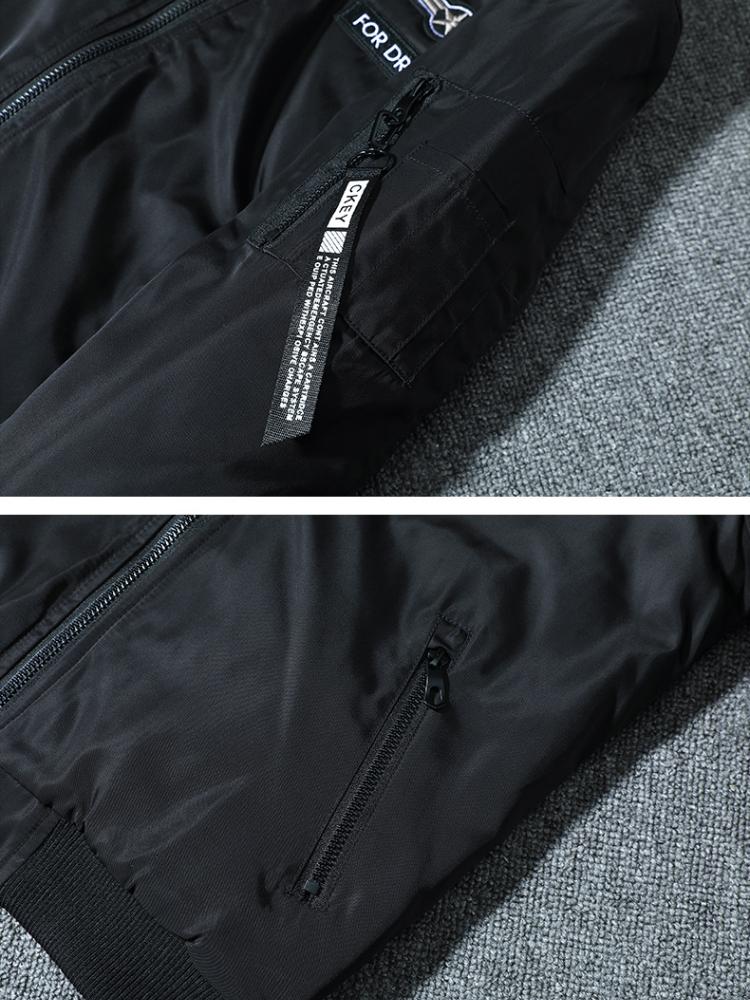 Giacca Locomotiva Uomo Primavera Autunno Giacca a Vento Cappotto da Pilota Militare Uomo Giubbotti Antivento Cargo Taglia Plus Giacca Casual