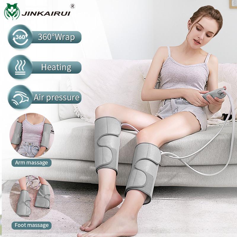 360° Surround Hot Compress Knee Thigh Massage Leg Beauty Instrument Coverage Leg Massager Air Pressure Calf Massager Short version