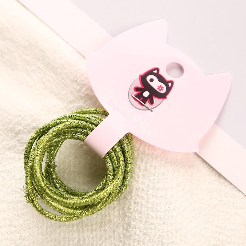 3 см 10 шт./лот Разноцветные Золотые Серебряные Красные Резинки для Хвоста Резинка для Волос Резинка Эластичная Повязка для Волос Аксессуары для Волос для Девочки