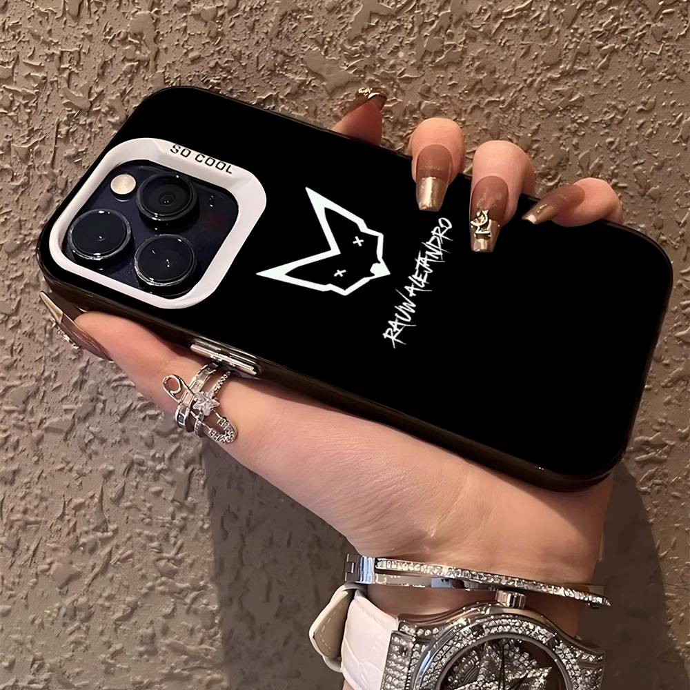 

Epc Music R-Rauw Alejandro Rap Phone Case For IPhone 17 16 15 14 11 12 13 Pro Max Plus Pro Colored Silver Cover iPhone 16 plus