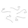 100pcs/lot(50pairs) Stainless Steel DIY Earring Findings Clasps Hooks Jewelry Making Accessories Earwire