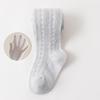 Girls' Ultra-thin Mesh Stripe Leggings with Bow - Anti-mosquito Tights for Baby and Children