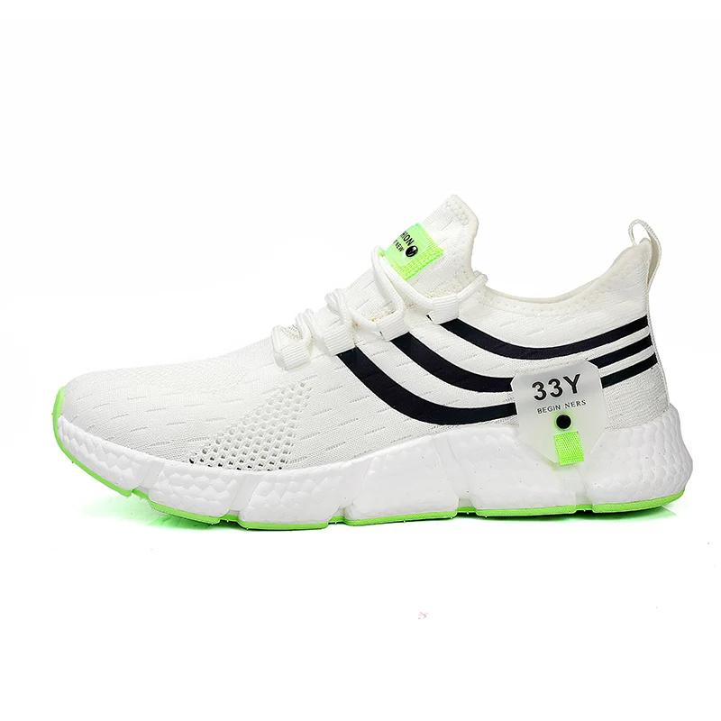 New Men's Sports Shoes Trendy Mesh Breathable Comfortable Casual Cushioned Running Shoes Lightweight Tennis Shoes for Summer