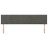 Headboards Dark Gray 160x5x78 88 cm Velvet