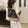 Stylish Large Capacity Tote Bag For Women In Black Pink And Blue Perfect For Summer Casuals