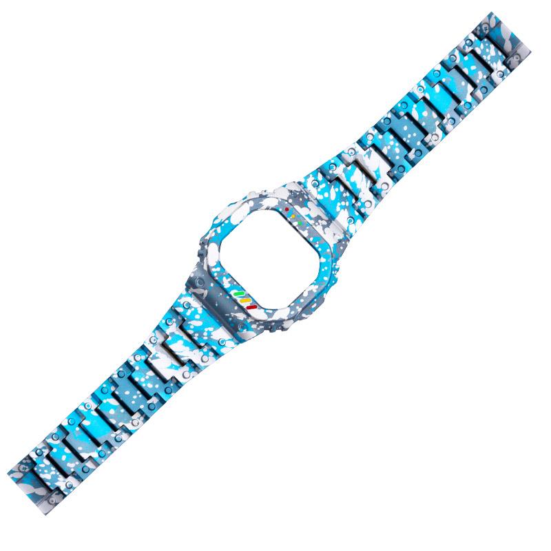 Titanium Alloy Metal Strap for Casio G-Shock DW5600/DW5000/GW-5600/GW-5000 – Small Square Watch Band + Stainless Steel Case for 5600