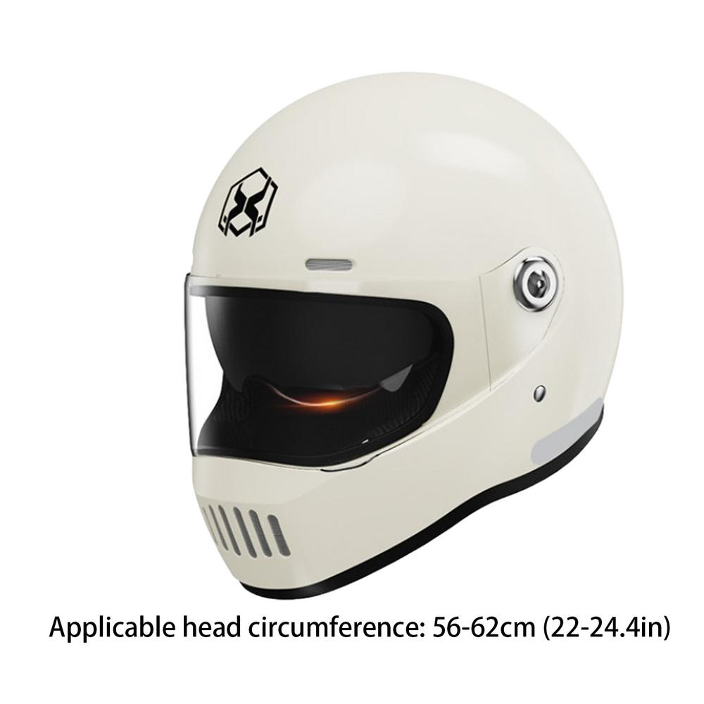 Full Face Motorcycle Helmets With Goggles Dual Goggles Lens Motorbike Helmets Sun Protection Safe Cap For  Riding Equipment