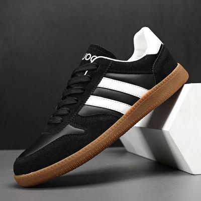 New Men's Shoes Leather Low Cut Fashion Trendy Running Sports Men's Casual Trendy Shoes