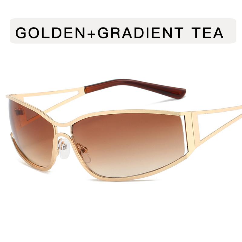 New Stylish Cool Sunglasses European American Punk Y2K Hollow Out Women Sunglass Fashion Trendy Sunglasses Male