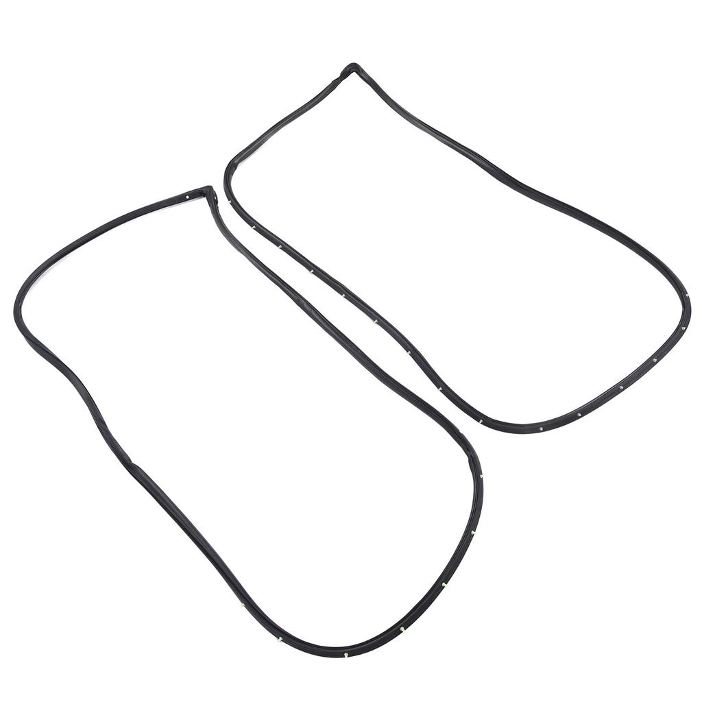 2PCS Front Door Opening Weatherstrip 72310 S84 A01 Left and Right Side Rubber Door Weatherstrip Moulding Seal for
