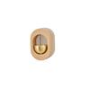 Wind chime door bell, made of beech wood and brass, magnetic car-mounted simple decorative pendant