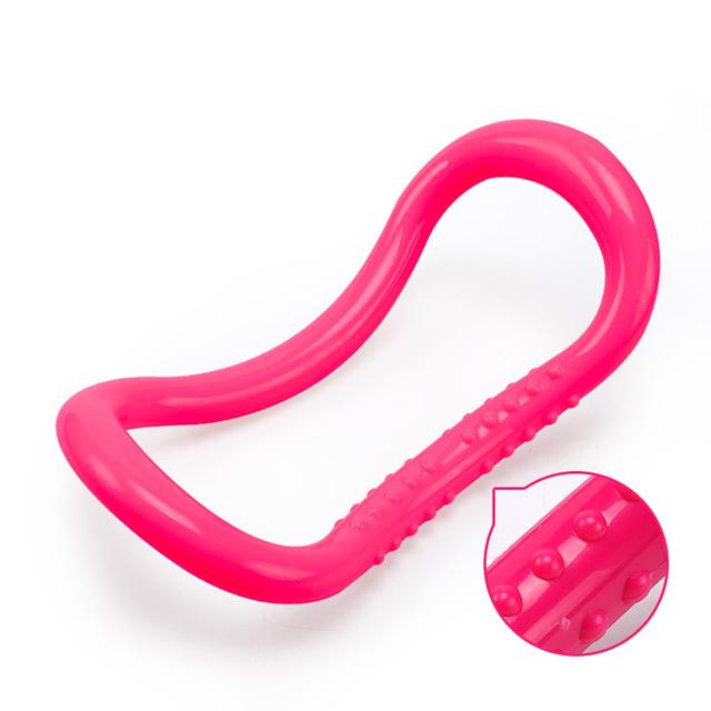 

Практичное круглое волшебное кольцо, подходящее для йоги, аксессуары для упражнений, упражнения на плечи, весовое оборудование, пилатес красный