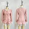 Temperament Commuter Long Sleeve Dress Color Block A-Line Mid-Length Women 2026
