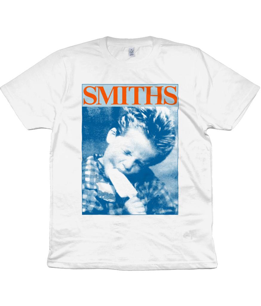 The Smiths -  Мальчик с леденцом  - 1986 - Красный и синий - Винтажный размер отпечатка - Органический 2XL