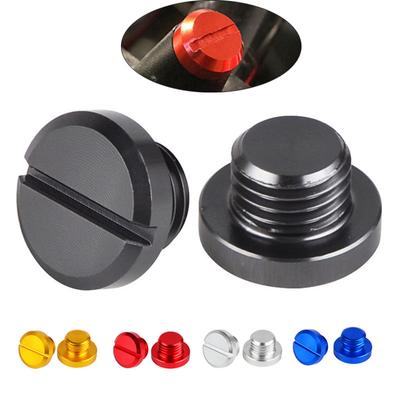 2 Pièces Horloge Moto Sens horaire M10*1.25 Bouchon à Vis pour Trou de Rétroviseur Pour KTM Honda Yamaha Kawasaki Suzuki Accessoires Voiture Vis pour Trou de Rétroviseur