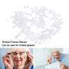 200pcs Compression Sleeves for Rimless Glasses 1.4x0.8x7.0mm Rimless Glasses Fixing Accessories Tools Size 2