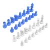 32PC Medieval Plastic Chess Pieces Set King Height 49mm Without Chessboard for Competition