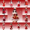 Christmas Costume Christmas Uniform Set Cos Outfit New Christmas Costume Full Set Santa Claus Halloween