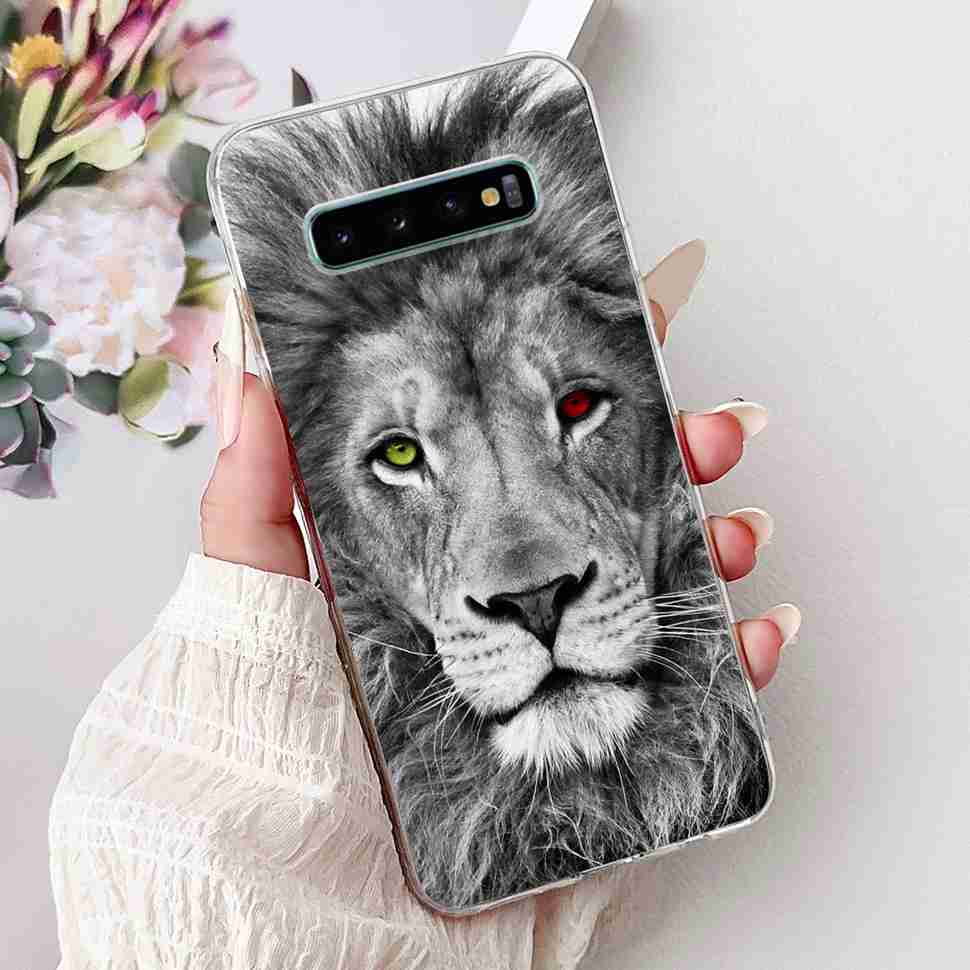 For Samsung Galaxy S10+ Case Fashion Design Soft Silicone TPU Back Cover For Samsung s10+ S10 Plus Butterfly Rose Phone Shell