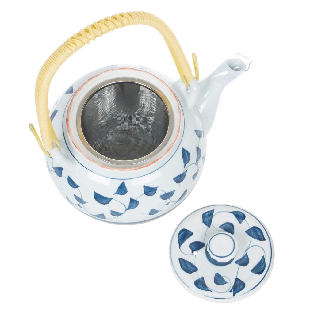 Gosu Karakusa No. 8 Teapot (Cup Net) [160 X 130mm, 1,500cc] Made In Japan, Japanese Tableware, Suitable for Restaurants, Inns, and Commercial Use