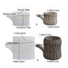 Candlestick Silicone Mold Candle Cup Molds Tree Stump Candle Holder Mould Plaster Succulent Planter Decorations Moulds