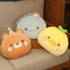 30cm Cartoon Tier Plüsch Kleines Kissen Hände Warm Halter Daunenbaumwolle Weich Katze Pinguin Dinosaurier Ente Bär Plüschtier Peluche Geschenk