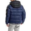 Reebok Colorblock Kapuzenjacke Bequem Warm Sportlich Lässig Daunenjacke Herrenjacke Blau FU1689