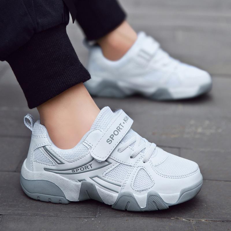 2025 middle school children's sports shoes foreign trade campus little white shoes boys' shoes children's running shoes elementary school students