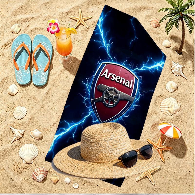 Football team.C Print Beach Towel, Versatile Lightweight Absorbent Beach Towel for Pool Surf Yoga Bathroom, Perfect Birthday Holiday Gift