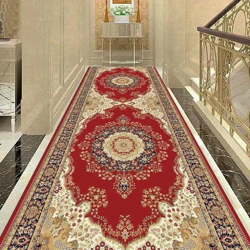 Corridor Hall Runner Aisle Long Carpets for Living Room Decoration Home Washalbe Long Area Rug Entryway Entrance Door Mat Luxury