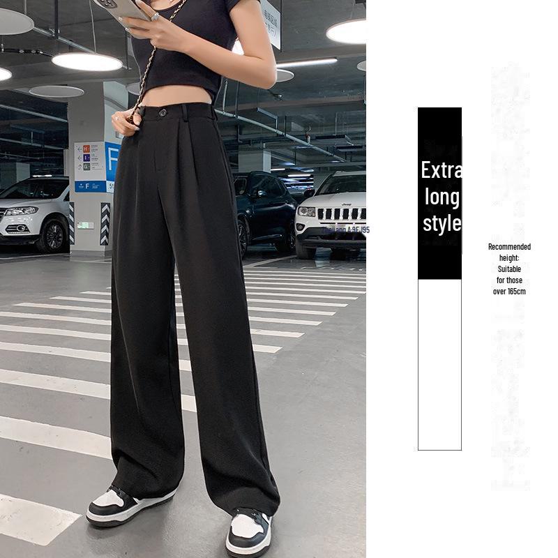 

Women s High Waist Khaki Wide Leg Pants - Spring/Summer 2024 Collection M