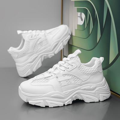 Ανδρικά διχτυωτά αναπνέοντα Παπούτσια Μοντέρνα ευέλικτα Αθλητικά Παπούτσια Casual με χοντρή σόλα Σχεδιαστικά παπούτσια τρεξίματος Μόδα Πολυτελή ανδρικά υποδήματα