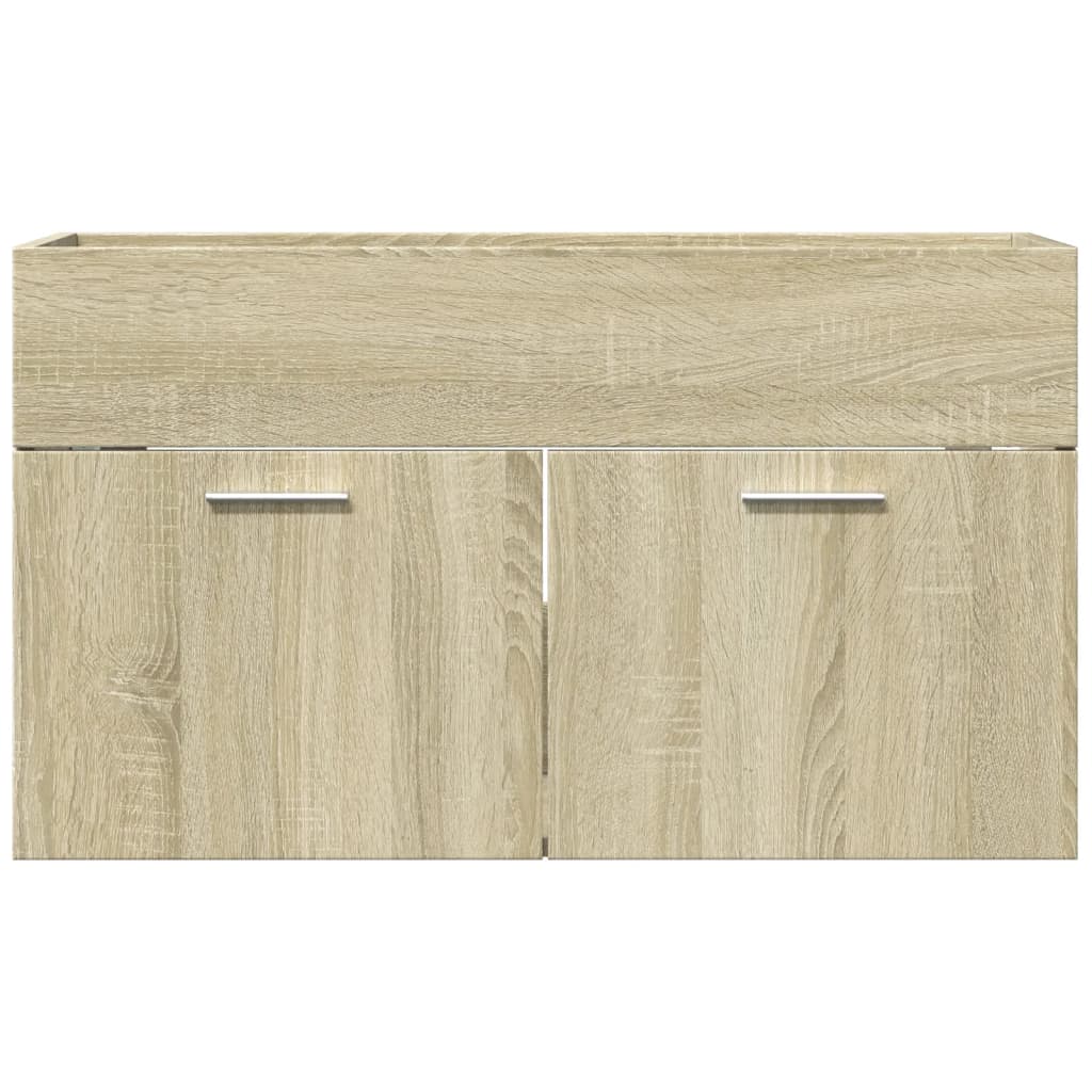 Washbasin Cabinet in Sonoma Oak 90 x 38.5 x 46 cm Particleboard
