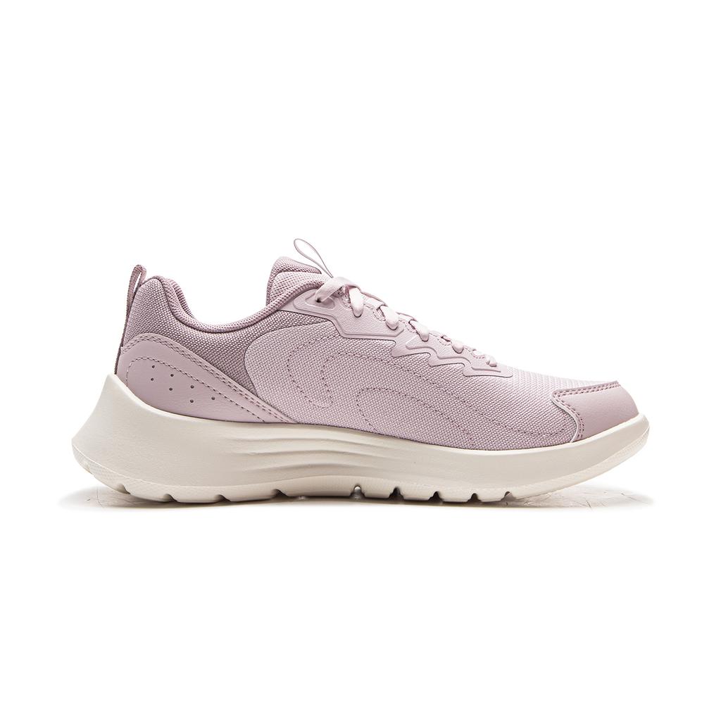 Li Ning Light Feather FW Cushioning Slip Resistant Abrasion Resistant Breathable Low top Running Shoes Women's Purple ARSV134-3