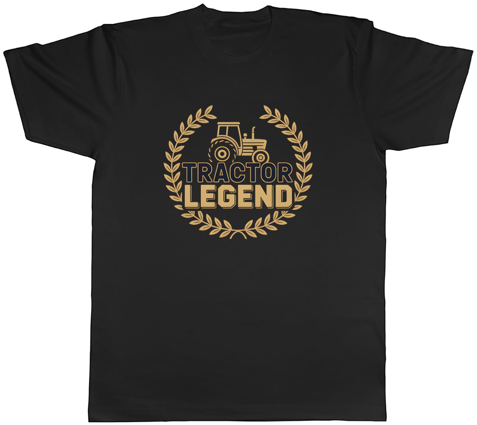 Tractor Legend Farmer Farming Unisexs TShirt Tee Gift Top S