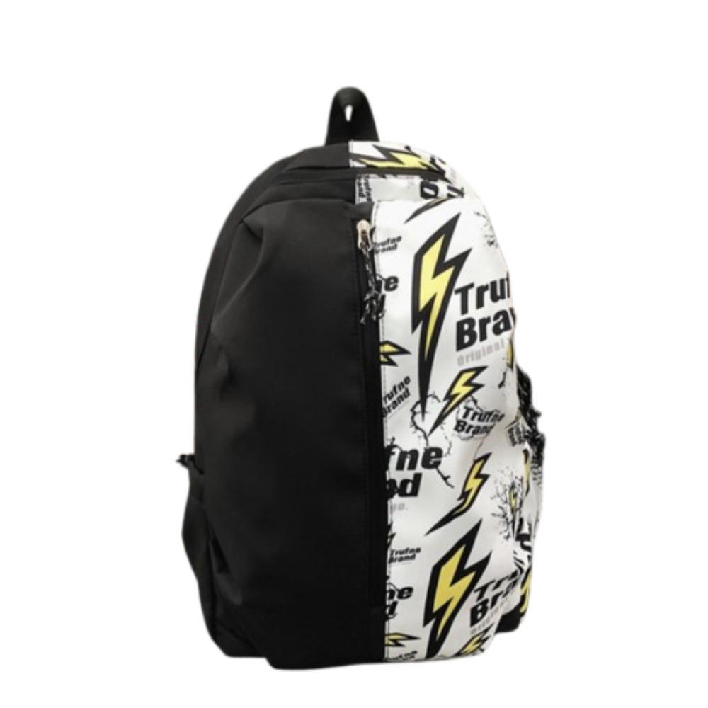 

Oxford Fabric College Students Backpack Multiple Pockets Students School Bags Junior High School белый