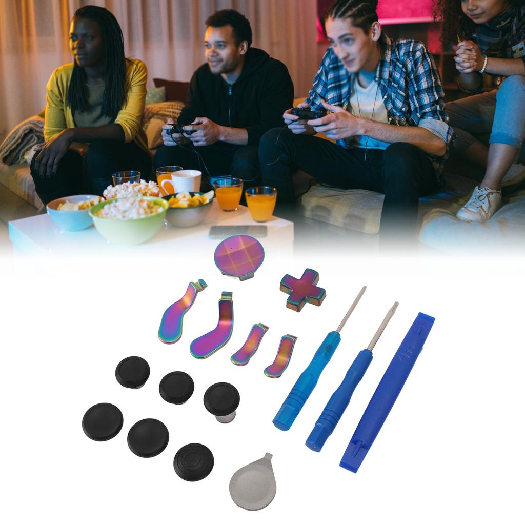 13 In 1 Metal Thumbsticks for Xbox One Elite Series 2 Controller Metal Mod 6 Swap Joysticks 4 Paddle