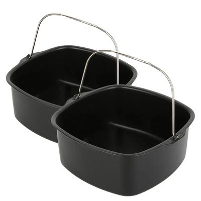 Plaque de cuisson et panier antiadhésifs pour friteuse à air, moule à gâteau allant au four pour Philips, ustensile de cuisine multi-usages pour frites, pizzas et desserts
