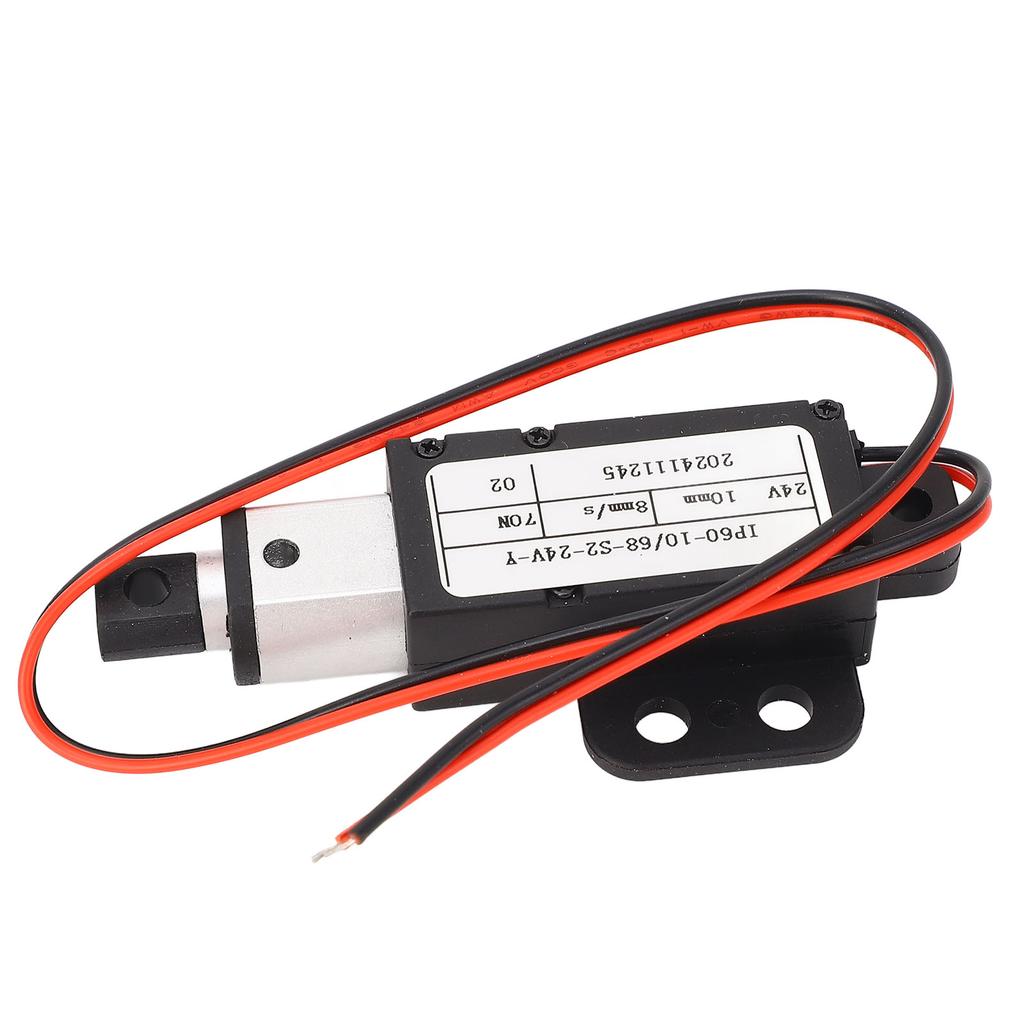 24V Mini elektrický lineární aktuátor 10mm zdvih 70N tah 8mms lineární pohybový aktuátor pro továrnu