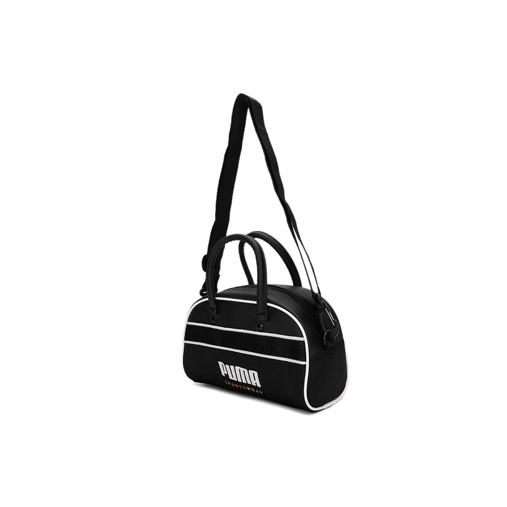 PUMA Polyurethane One Shoulder Handbag Unisex Black 078457-01