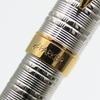 Used PARKER Ballpoint pen SONNET FRANCE P.III metal Silver gold Rotary type