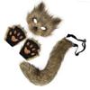 1set Plush Halloween Cosplay Accessories Claw Animal Cosplay Props  Halloween