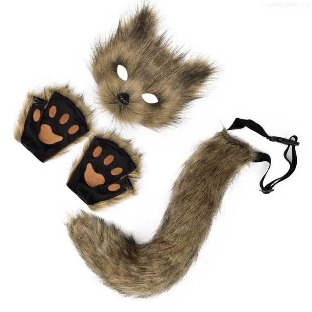 1set Plush Halloween Animal Cosplay Props Claw Animal Cosplay Props  Cosplay