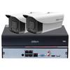 Dahua 2-kanaals 4MP PoE Buitenbeveiligingscamerasysteem CN-stekker (adapter meegeleverd)