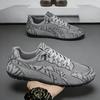 Scarpe da Ginnastica Estive da Uomo a Blocchi di Colore Slip-On in Rete - Scarpe Sportive Casual alla Moda a Taglio Basso