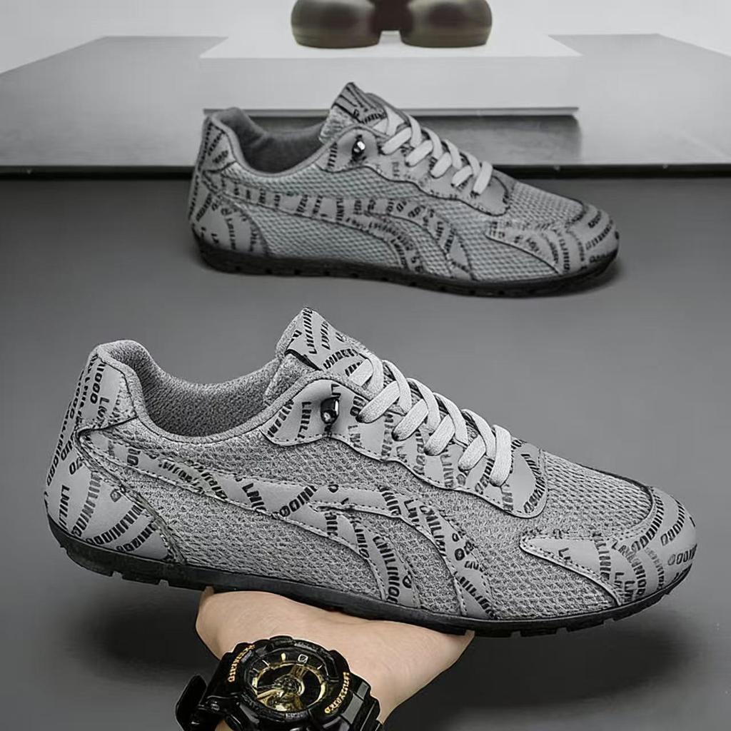 Scarpe da Ginnastica Estive da Uomo a Blocchi di Colore Slip-On in Rete - Scarpe Sportive Casual alla Moda a Taglio Basso
