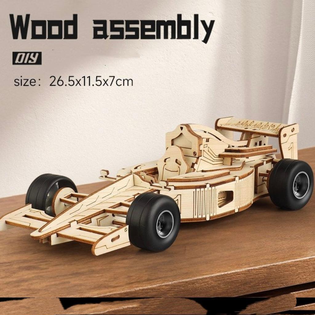 3D Wooden Puzzle DIY Model - Creative Kids & Adults Handcraft Gifts Set