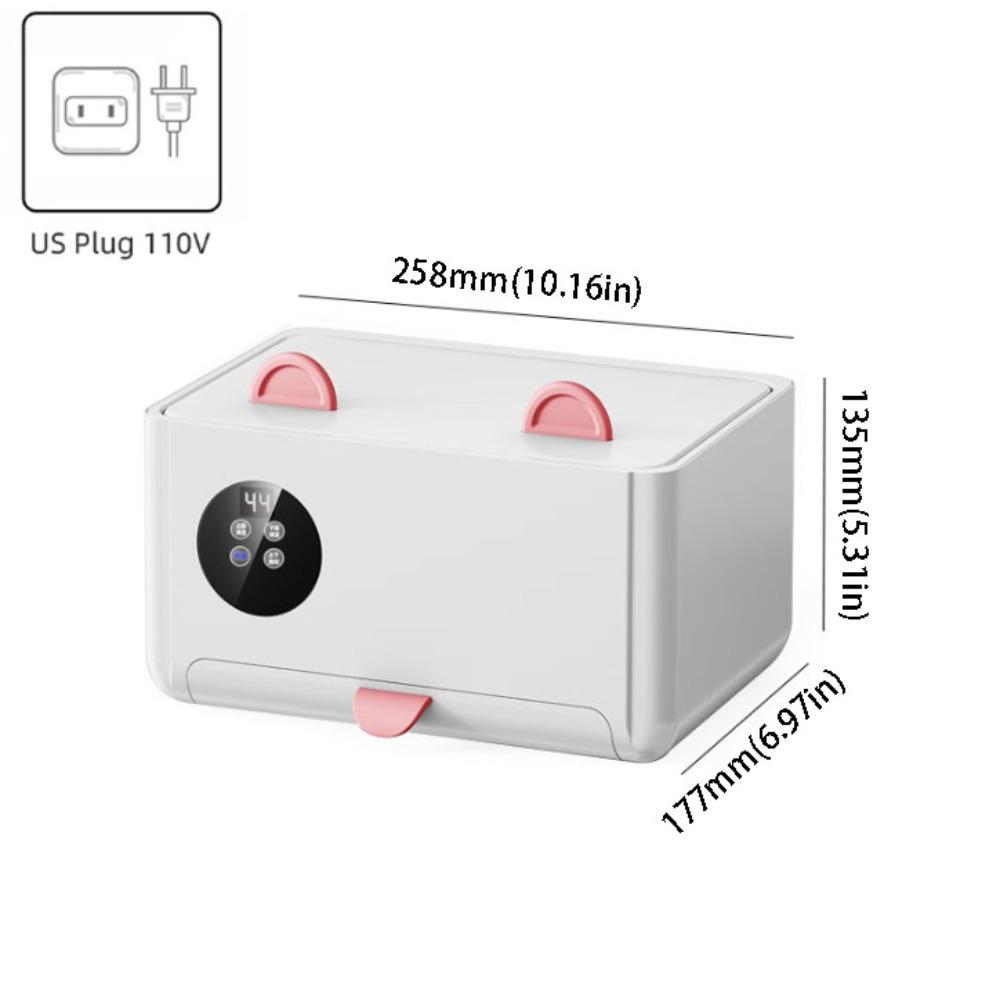 Safe Wet Wipes Dispenser Adjustable Wet Tissue Heater Baby Wipe Warmer Baby Shower
