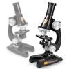 Kids Students Optical Microscope Set Kit With Light Scientific Toy Experimental